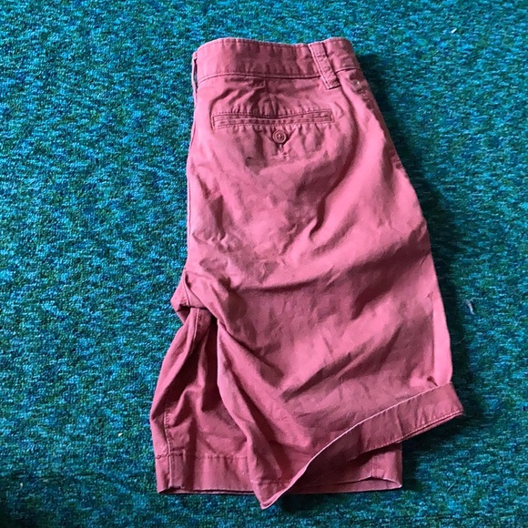 Red Cargo shorts - Picture 2 of 3